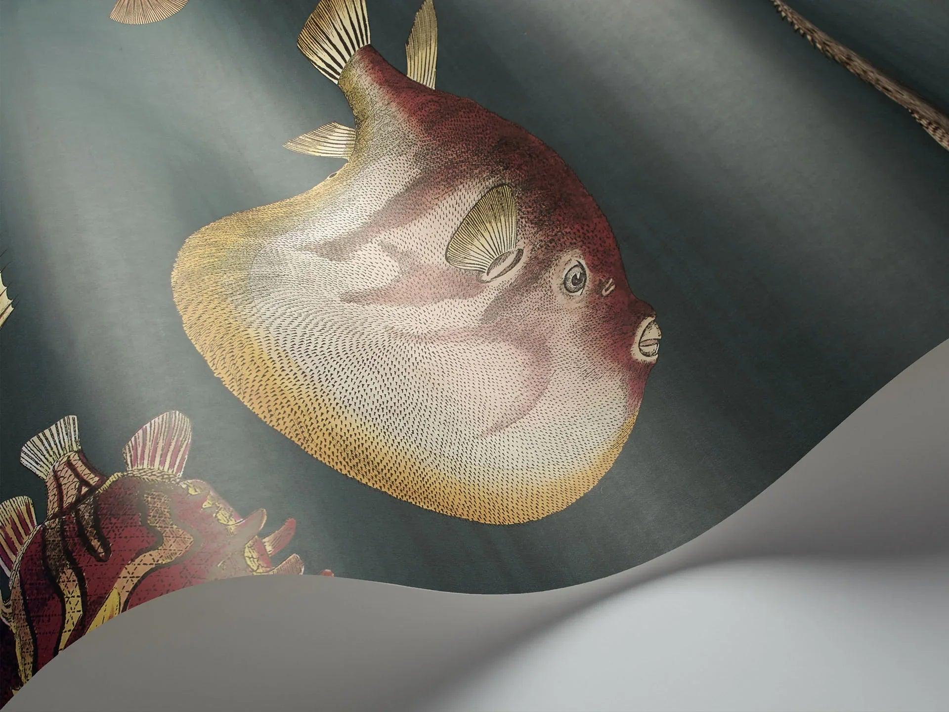 Tapeta FORNASETTI - Acquario zielony Cole & Son Eye on Design