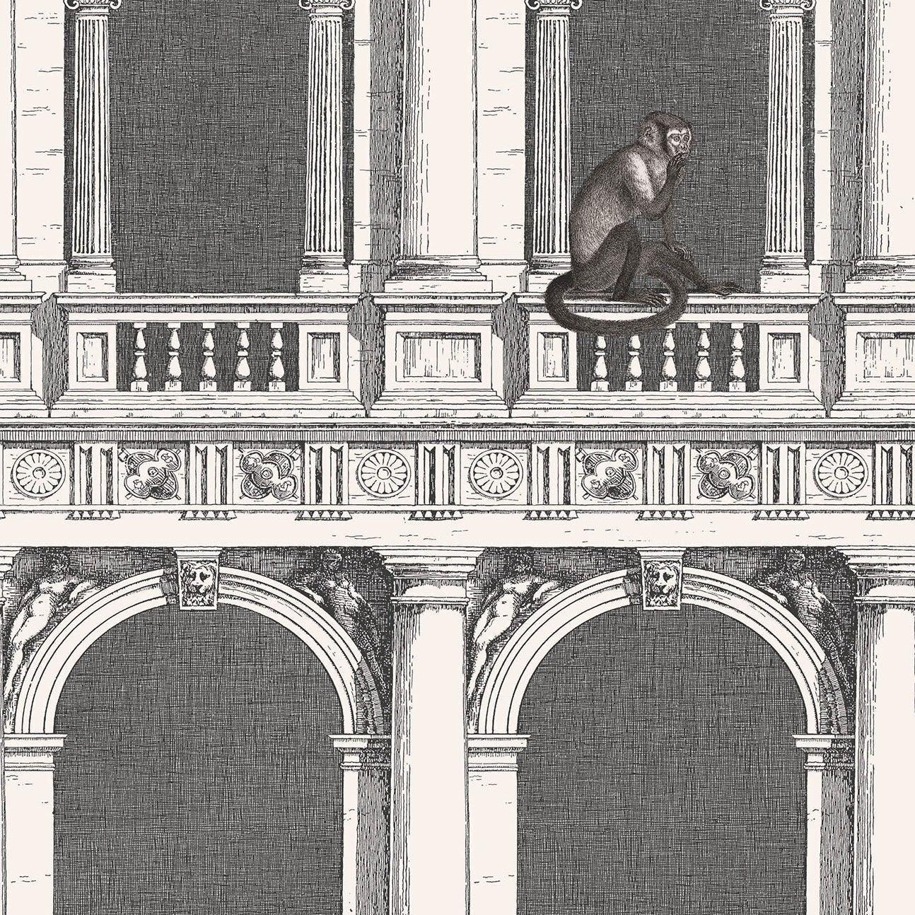 Tapeta FORNASETTI SENZA TEMPO - Procuratie e Scimmie Cole & Son Eye on Design