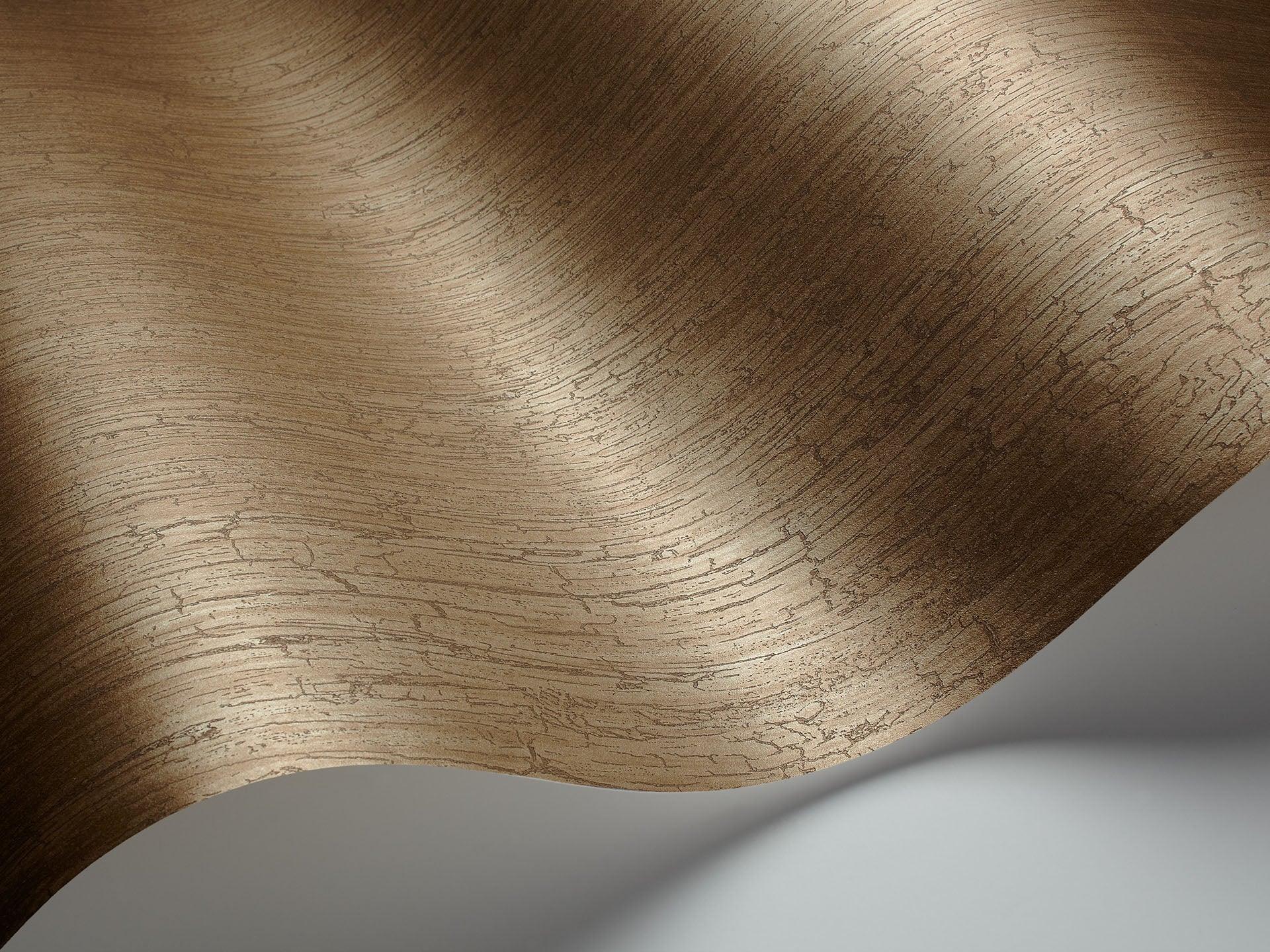 Tapeta FOUNDATION - Crackle metaliczny brąz Cole & Son Eye on Design