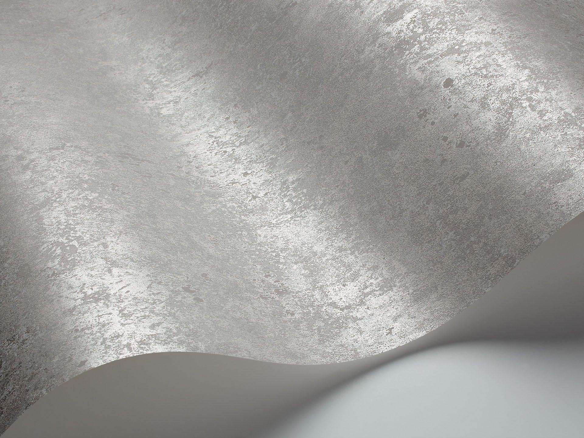 Tapeta FOUNDATION - Salvage metaliczne srebro Cole & Son Eye on Design