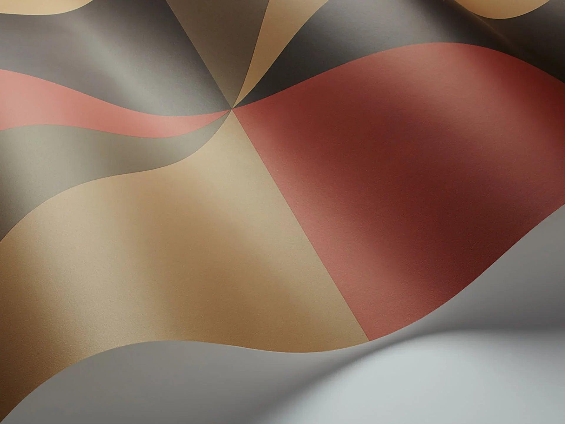 Tapeta GEOMETRIC II - Apex Grand terakota Cole & Son Eye on Design