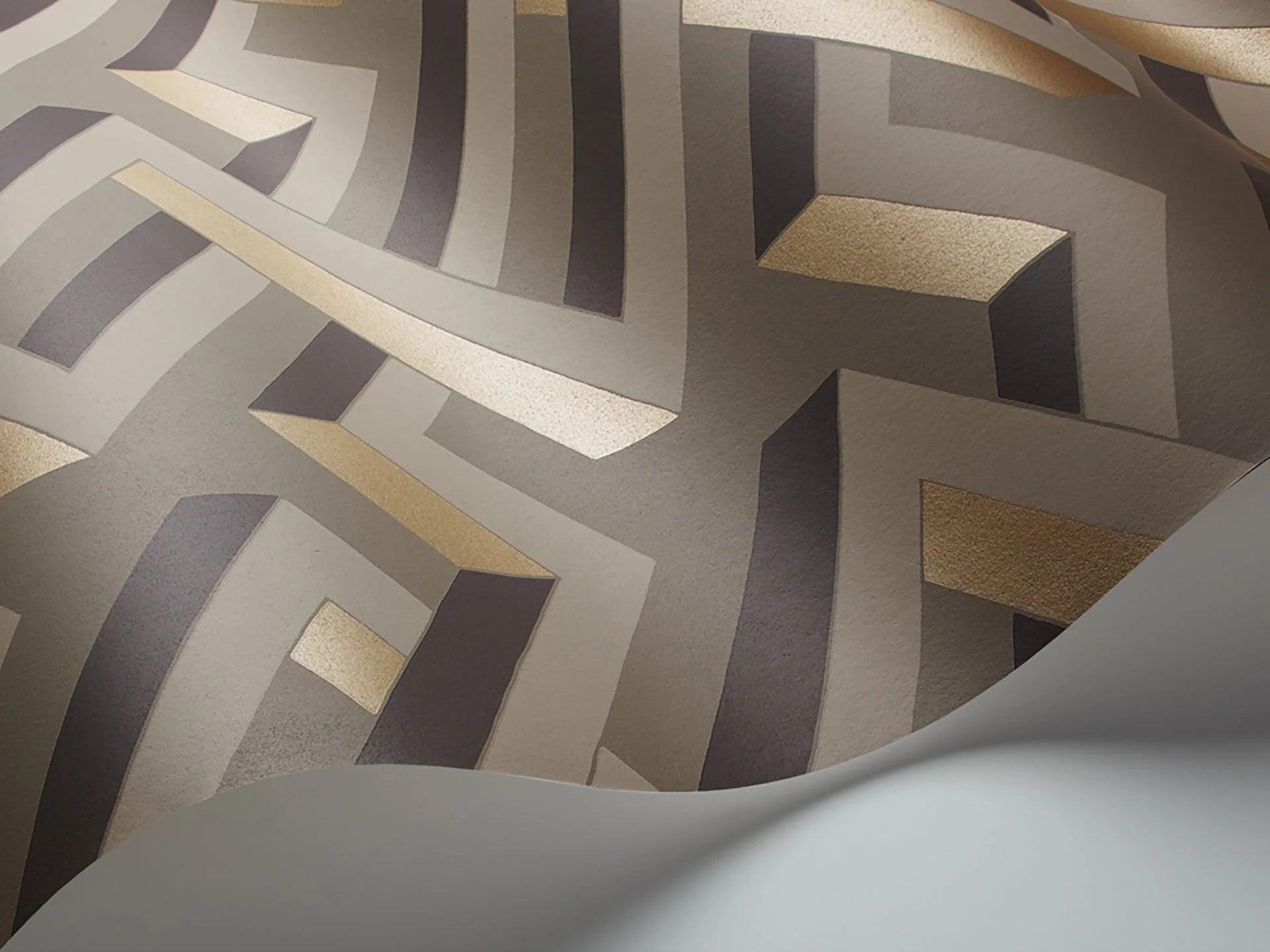 Tapeta GEOMETRIC II - Luxor brązowy Cole & Son Eye on Design