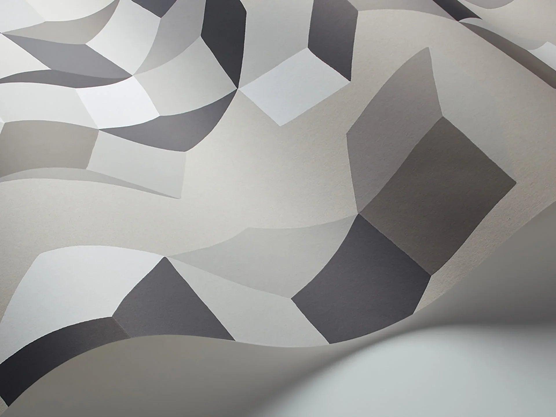 Tapeta GEOMETRIC II - Puzzle jasnoszary Cole & Son Eye on Design