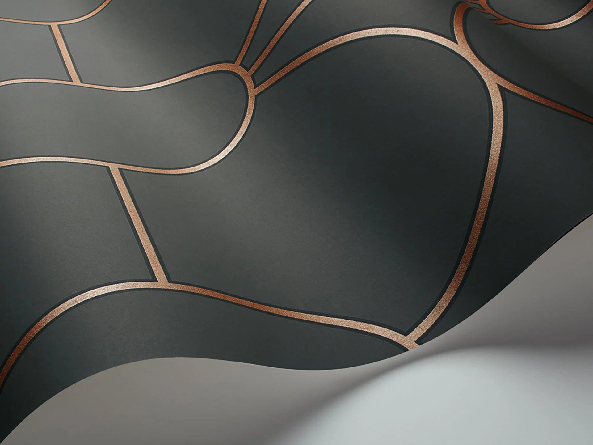 Tapeta GEOMETRIC II - Riviera czarny Cole & Son Eye on Design