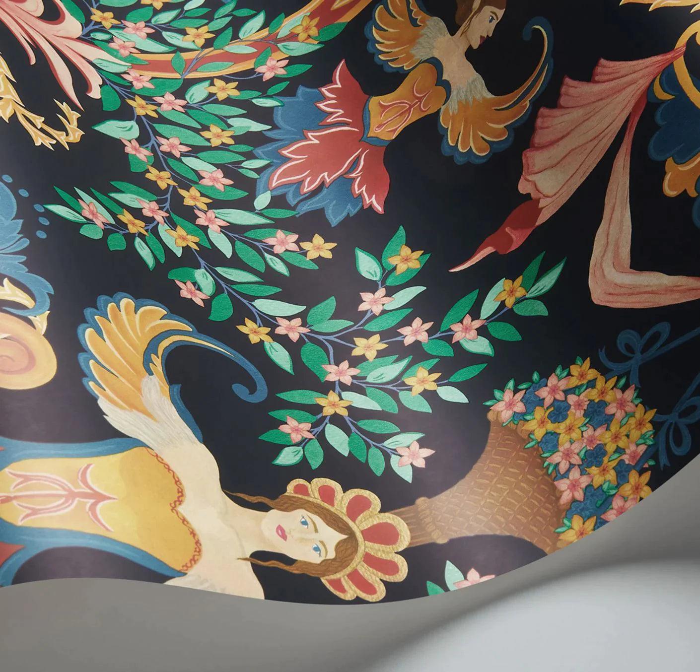 Tapeta HRP GREAT MASTERS - Chamber Angels czarny Cole & Son Eye on Design