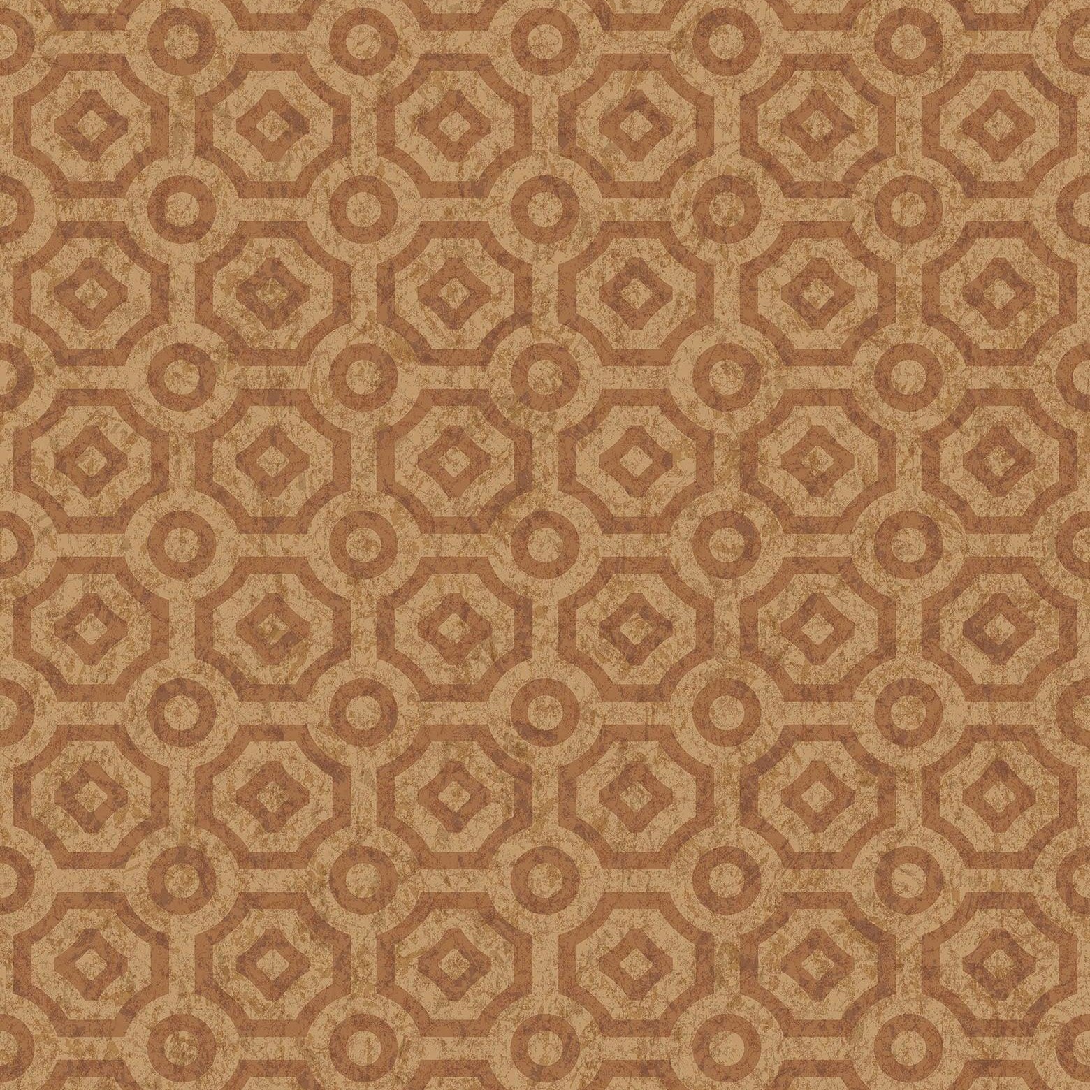 Tapeta HRP GREAT MASTERS - Queen's Quarter metaliczna miedź Cole & Son Eye on Design