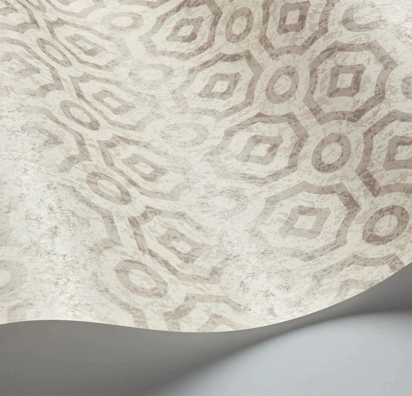 Tapeta HRP GREAT MASTERS - Queen's Quarter szary na pergaminie Cole & Son Eye on Design