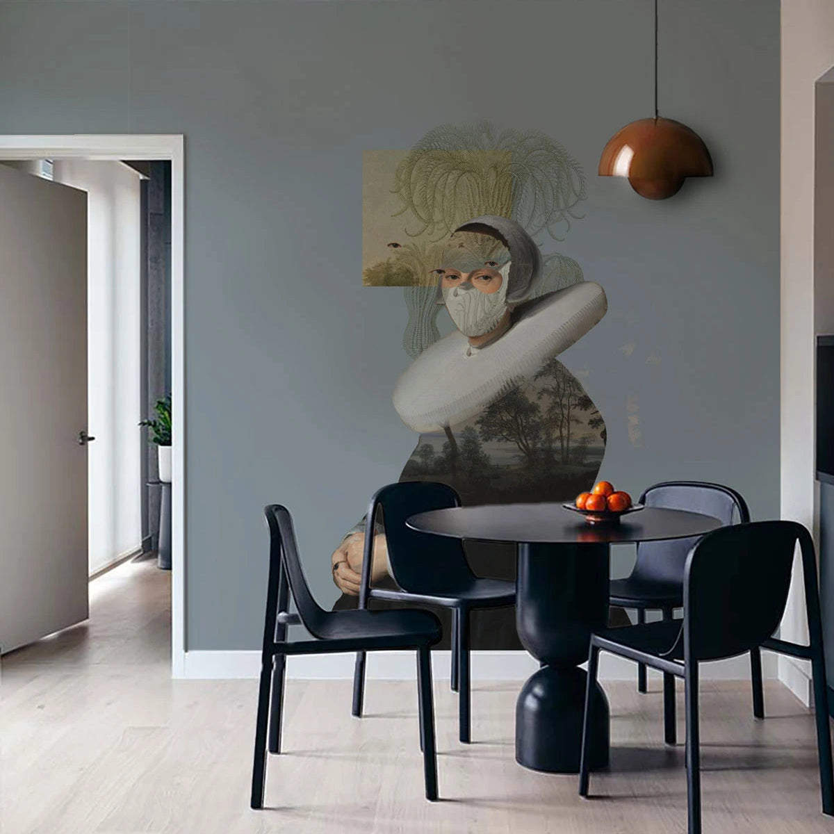 Tapeta flizelinowa LANDSCAPE MUSE blau