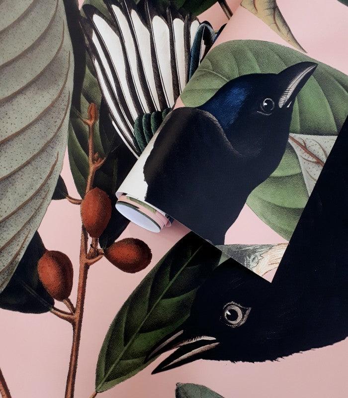 Tapeta MAGPIE PINK Wallcolors Eye on Design