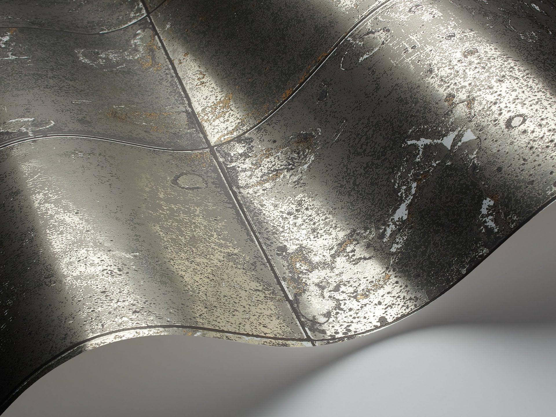 Tapeta MARIINSKY DAMASK - Antique Mirror metaliczne srebro Cole & Son Eye on Design