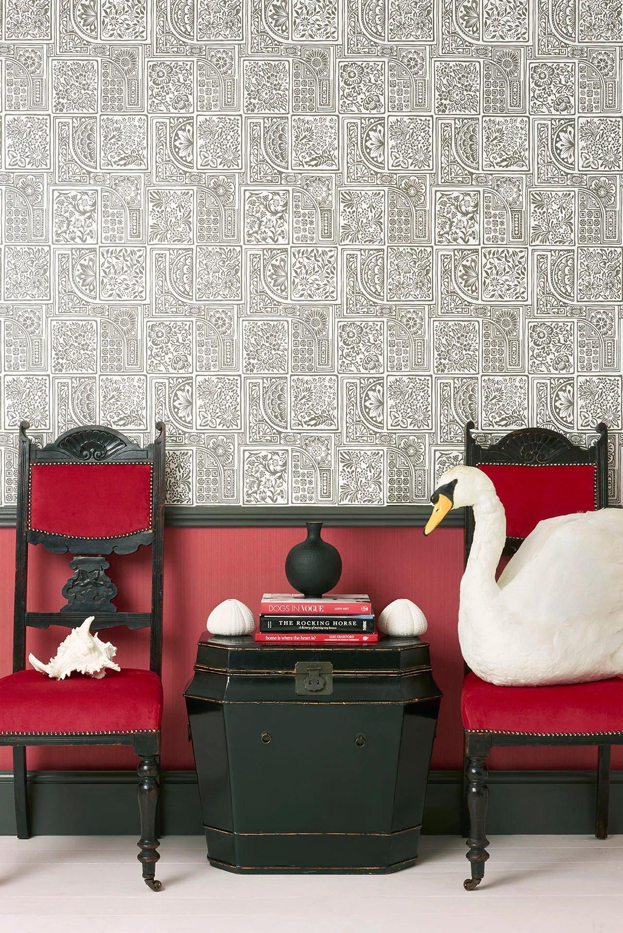 Tapeta MARIINSKY DAMASK - Bellini czarny Cole & Son Eye on Design
