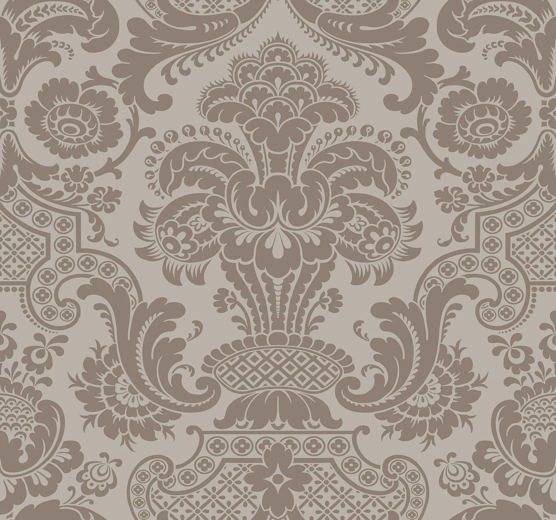 Tapeta MARIINSKY DAMASK - Carmen ciemnoszary Cole & Son Eye on Design