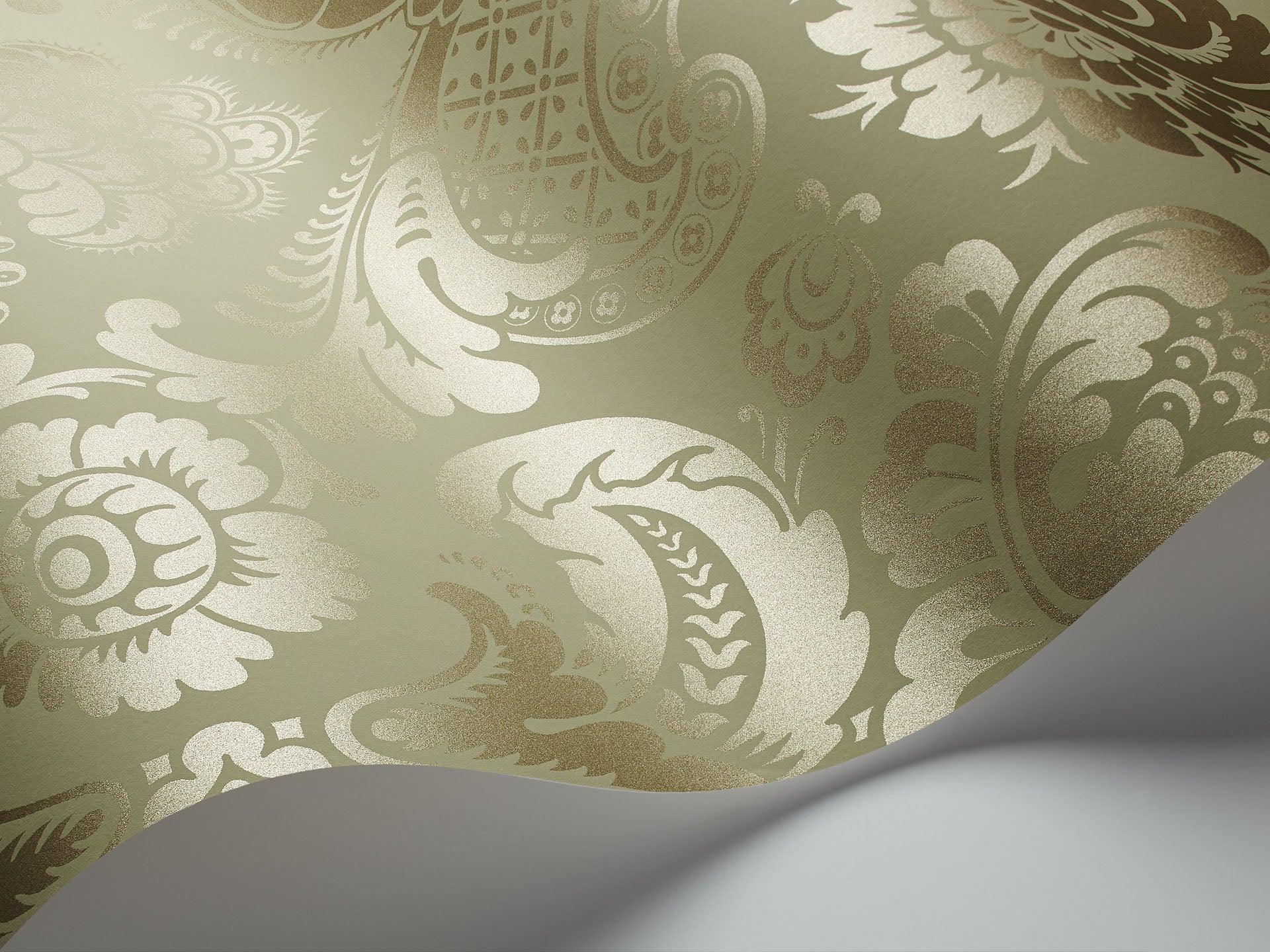 Tapeta MARIINSKY DAMASK - Carmen oliwkowy Cole & Son Eye on Design