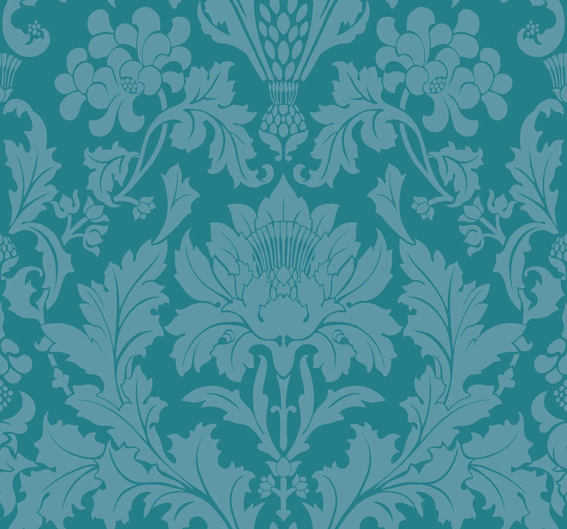 Tapeta MARIINSKY DAMASK - Fonteyn niebieski Cole & Son Eye on Design