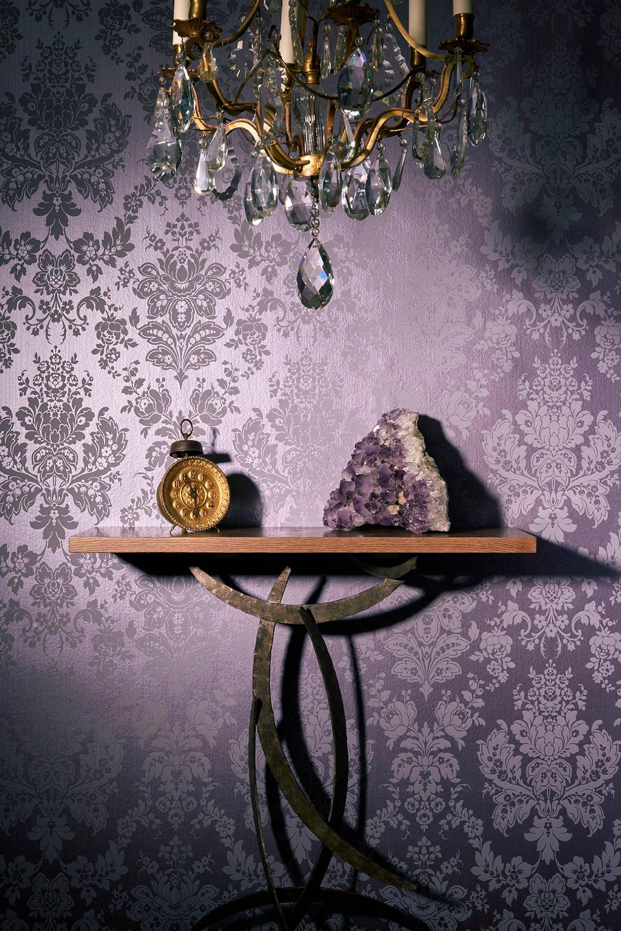 Tapeta MARIINSKY DAMASK - Giselle fioletowy Cole & Son Eye on Design