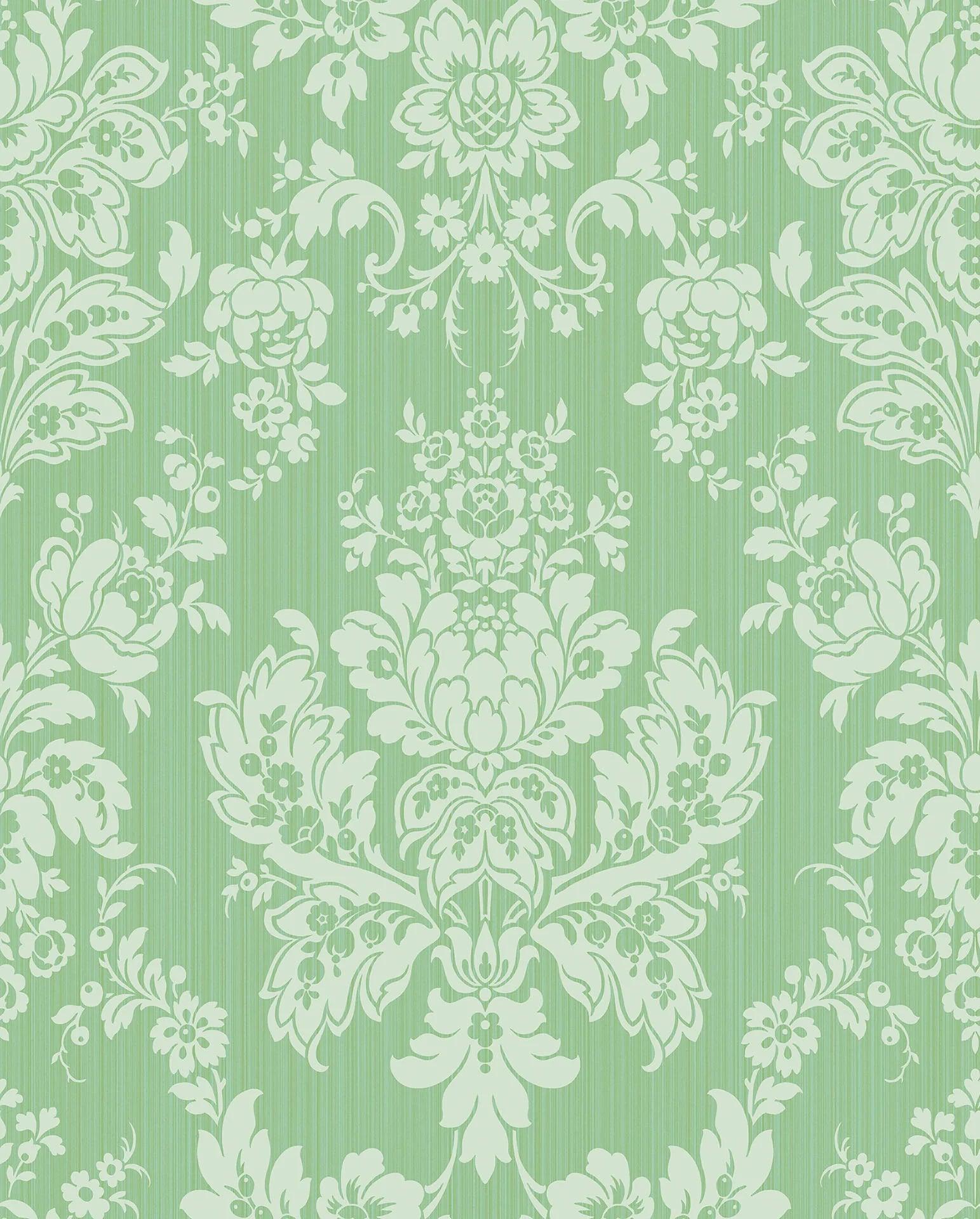 Tapeta MARIINSKY DAMASK - Giselle jasna zieleń Cole & Son Eye on Design