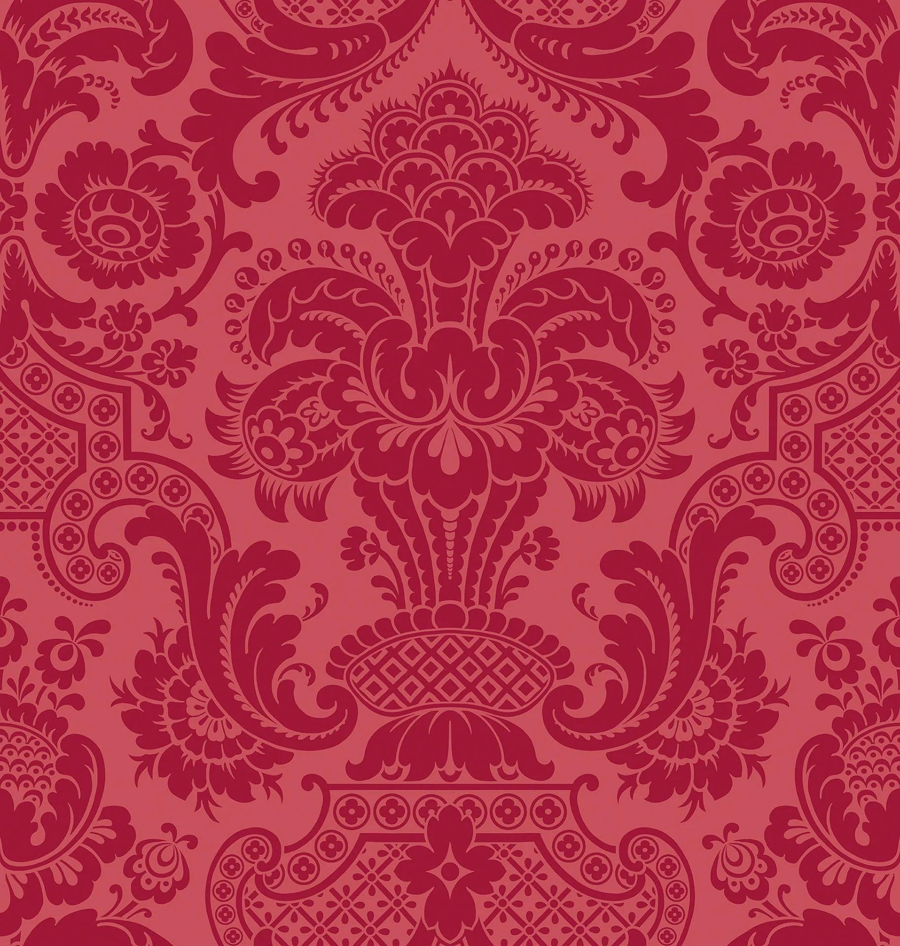 Tapeta MARIINSKY DAMASK - Petrouchka czerwony Cole & Son Eye on Design