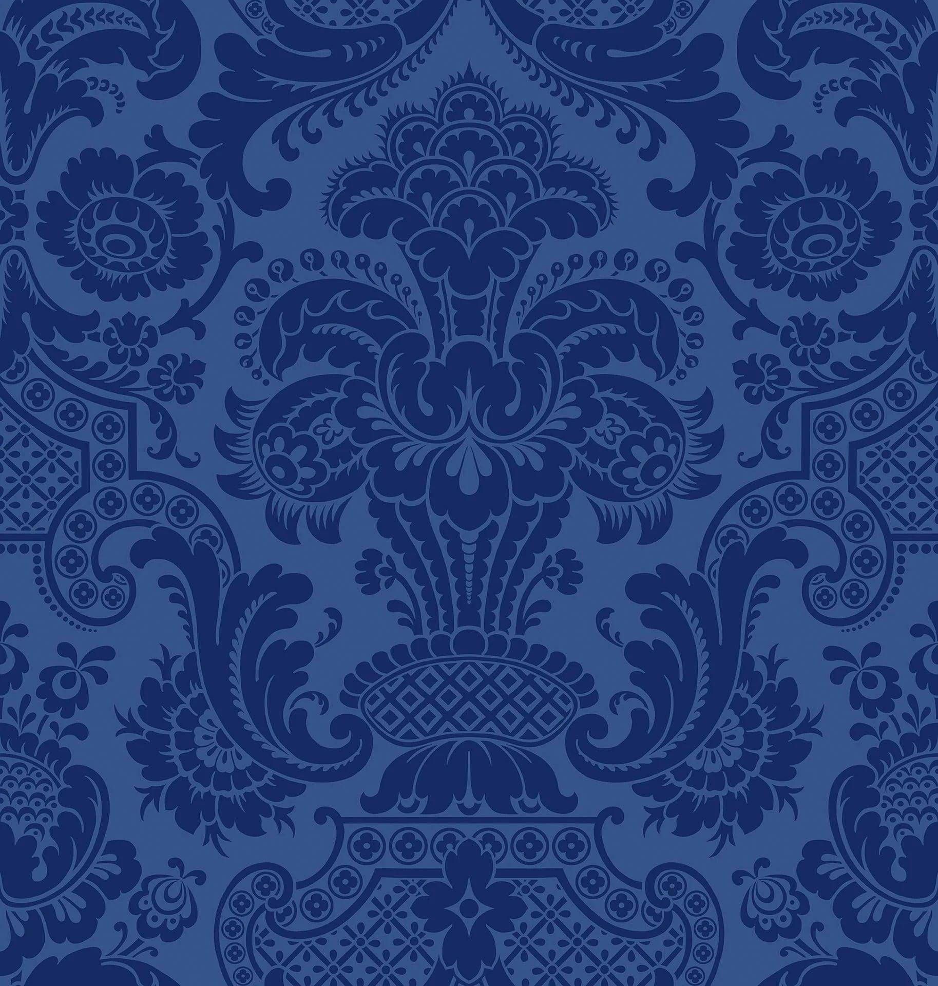 Tapeta MARIINSKY DAMASK - Petrouchka niebieski Cole & Son Eye on Design