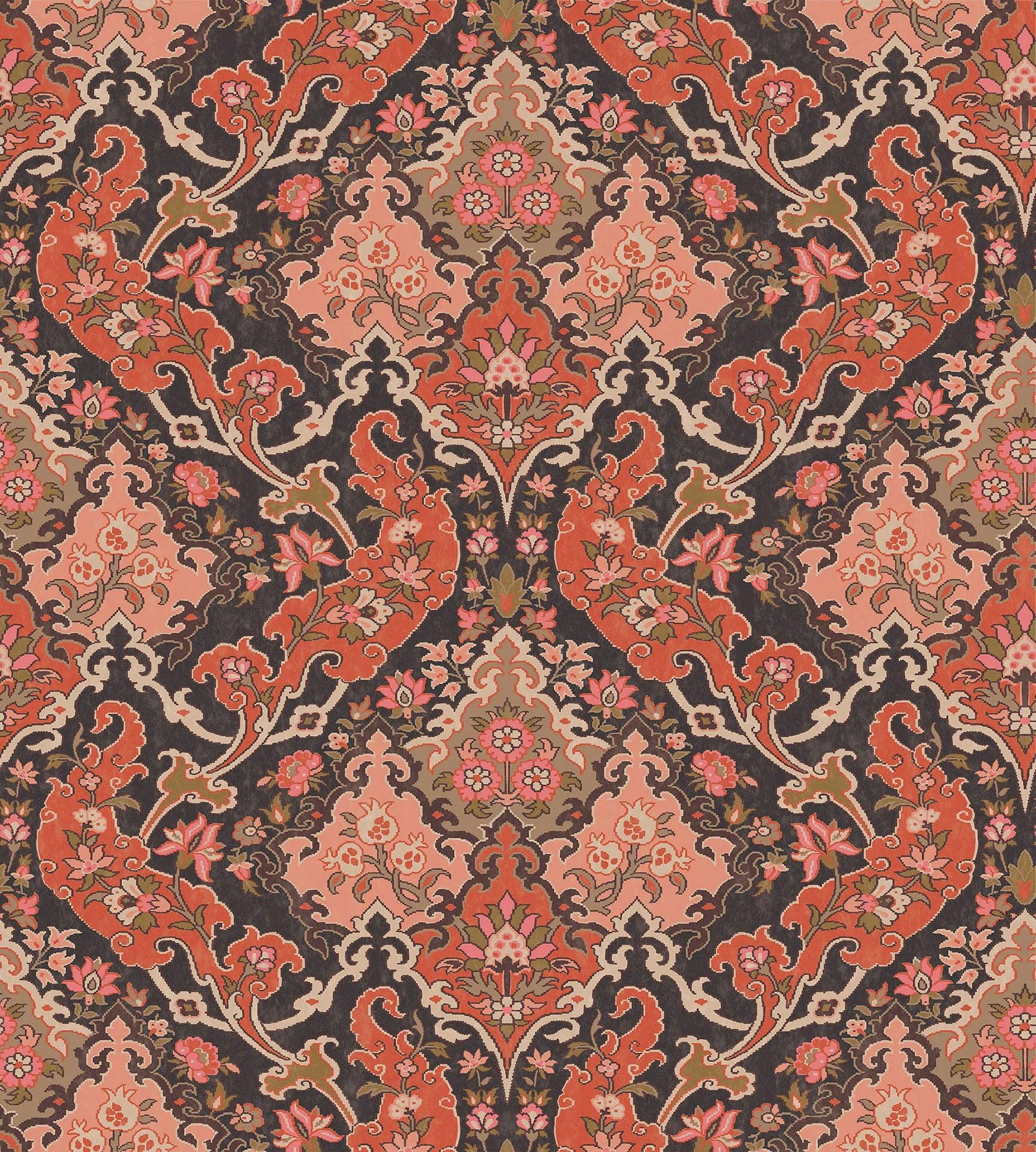 Tapeta MARIINSKY DAMASK - Pushkin koral Cole & Son Eye on Design