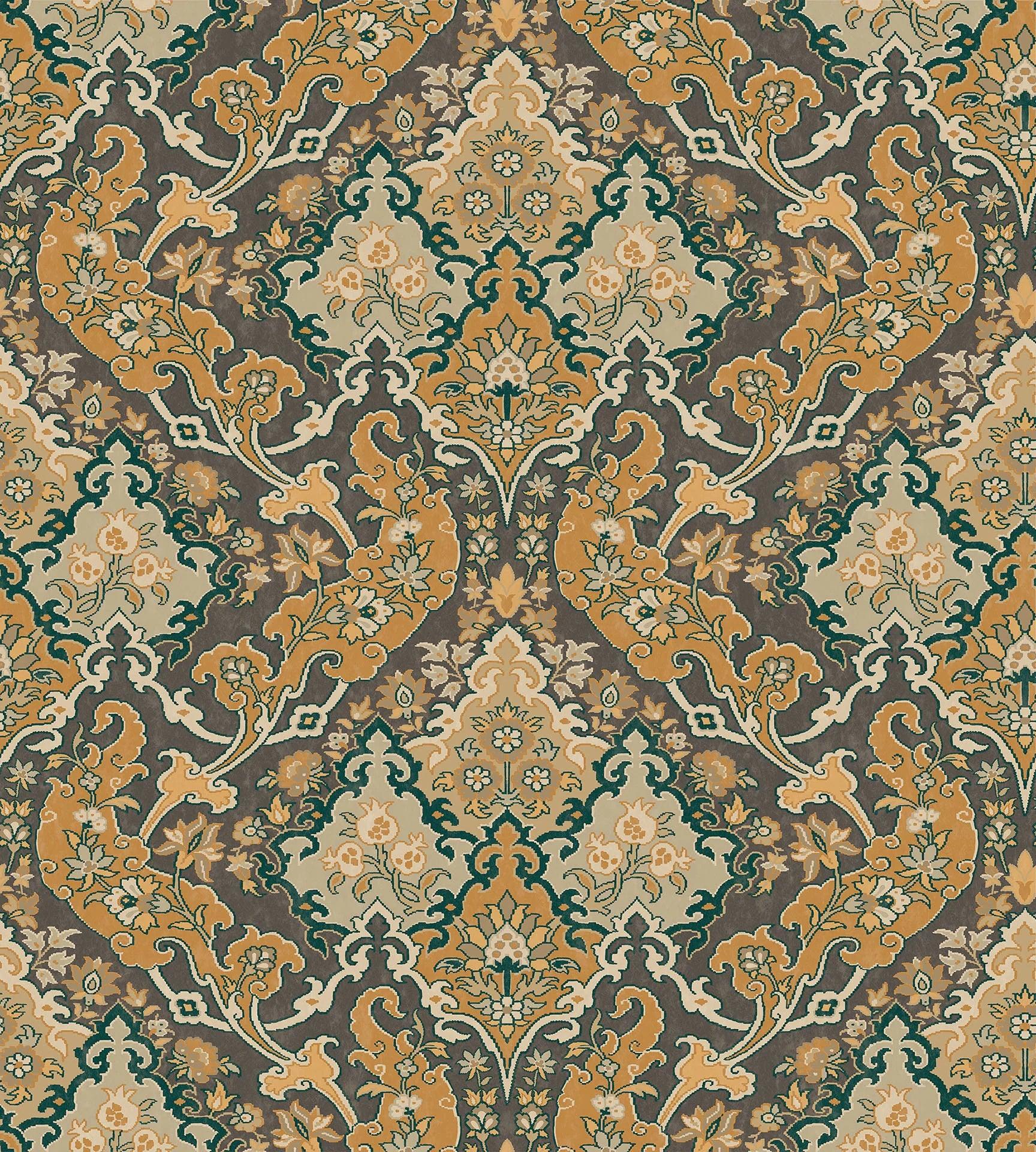 Tapeta MARIINSKY DAMASK - Pushkin ochra Cole & Son Eye on Design