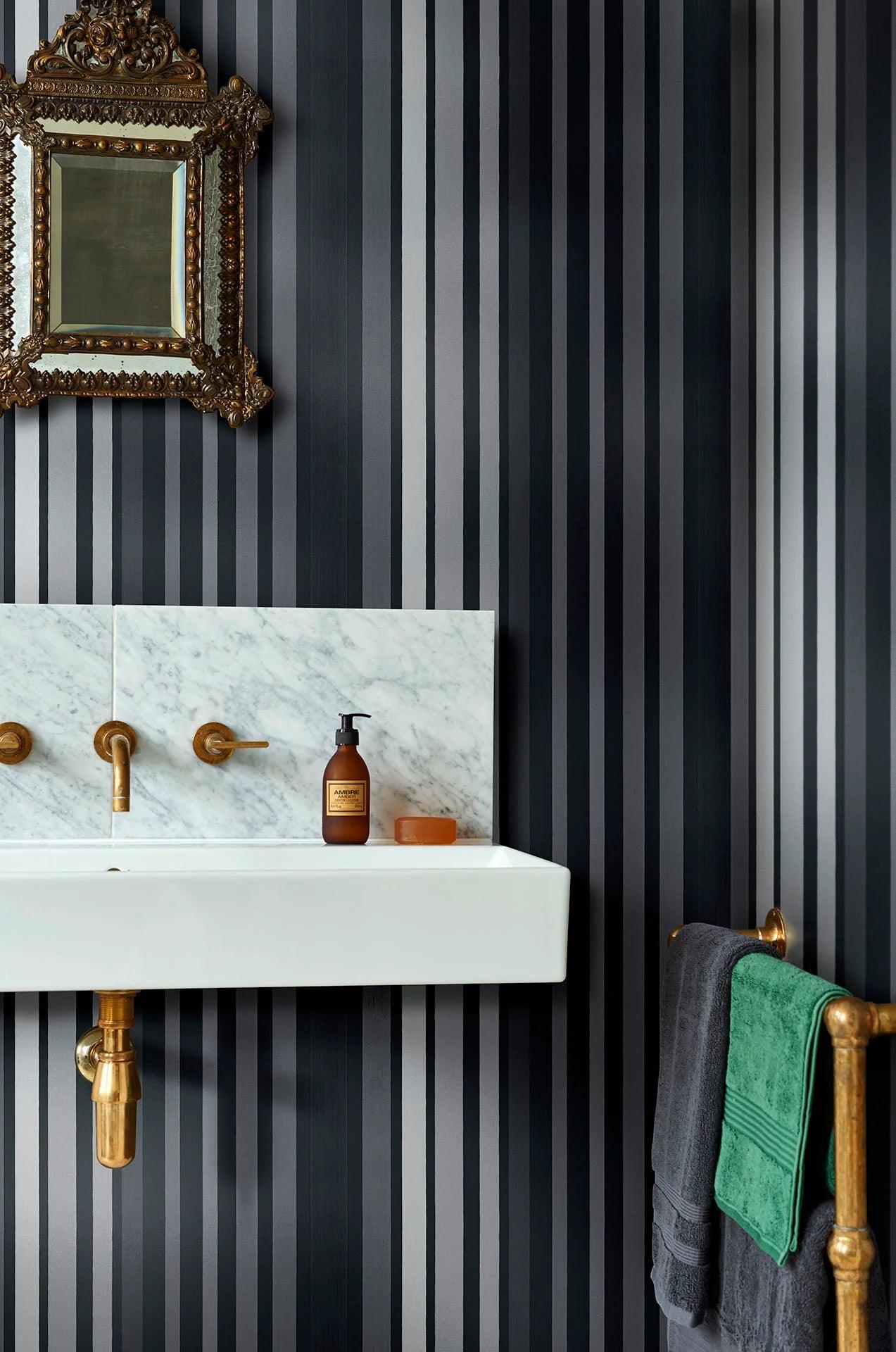 Tapeta MARQUEE STRIPES - Carousel Stripe szary Cole & Son Eye on Design