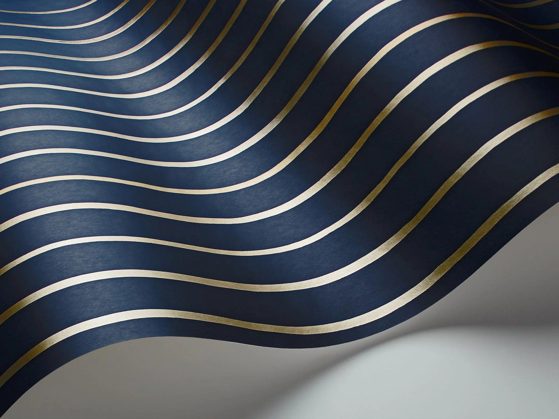 Tapeta MARQUEE STRIPES - College Stripe granatowy Cole & Son Eye on Design