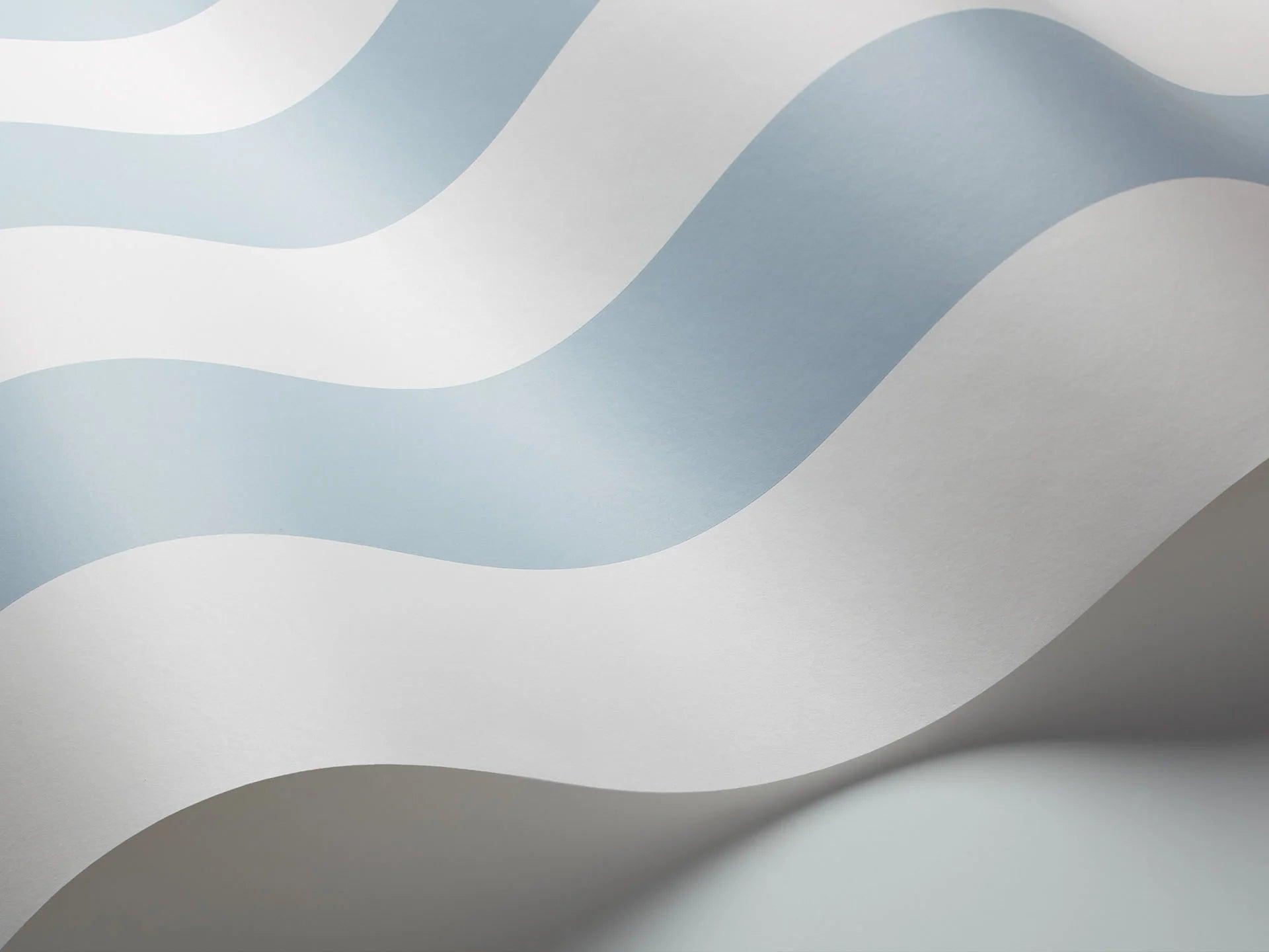 Tapeta MARQUEE STRIPES - Glastonbury Stripe błękitny Cole & Son Eye on Design