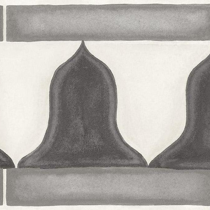 Tapeta MARTYN LAWRENCE BULLARD - Zellige Border szaro-beżowy Cole & Son Eye on Design