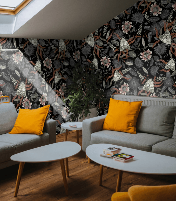 Tapeta MOTH Wallcolors Eye on Design