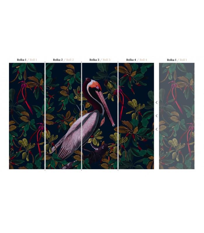 Tapeta NIGHT PELICANS Wallcolors Eye on Design