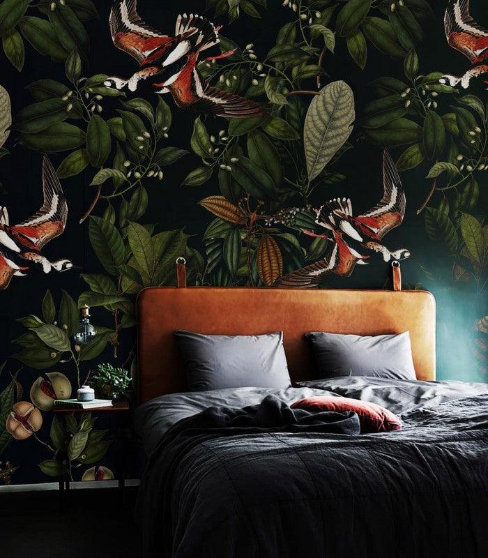 Tapeta ORANGE BIRD Wallcolors Eye on Design