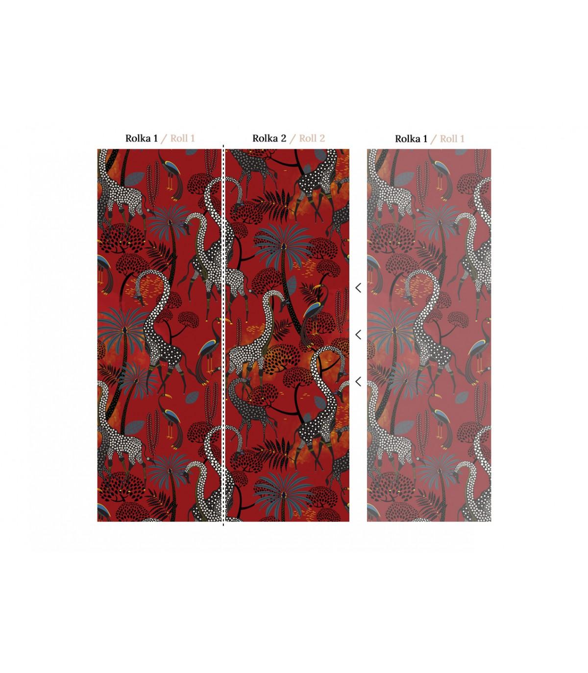 Tapeta ORIENTAL GIRAFFE Wallcolors Eye on Design