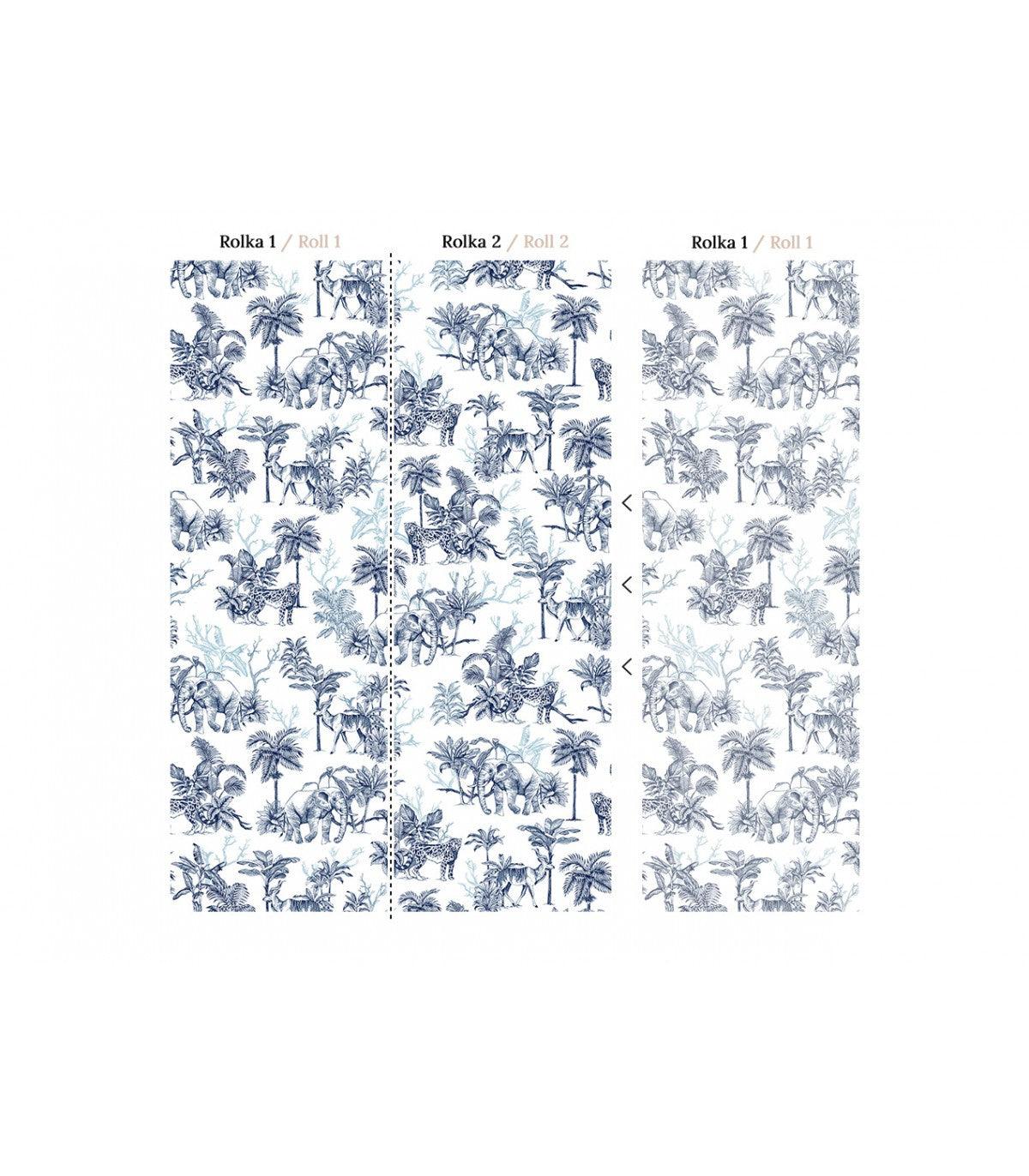 Tapeta POWER OF JUNGLE Wallcolors Eye on Design