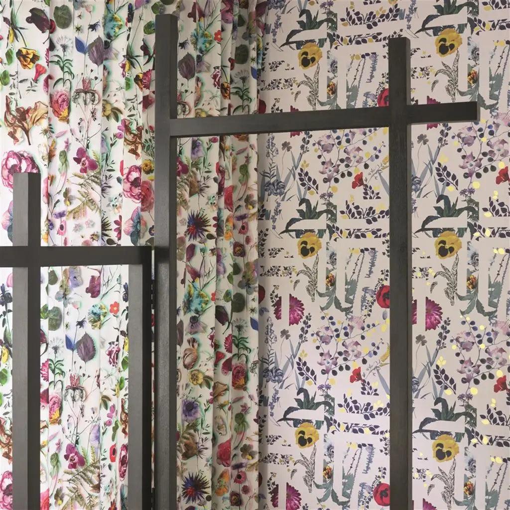 Tapeta PRIMAVERA LABYRINTHUM PERCE NEIGE biały Christian Lacroix Eye on Design