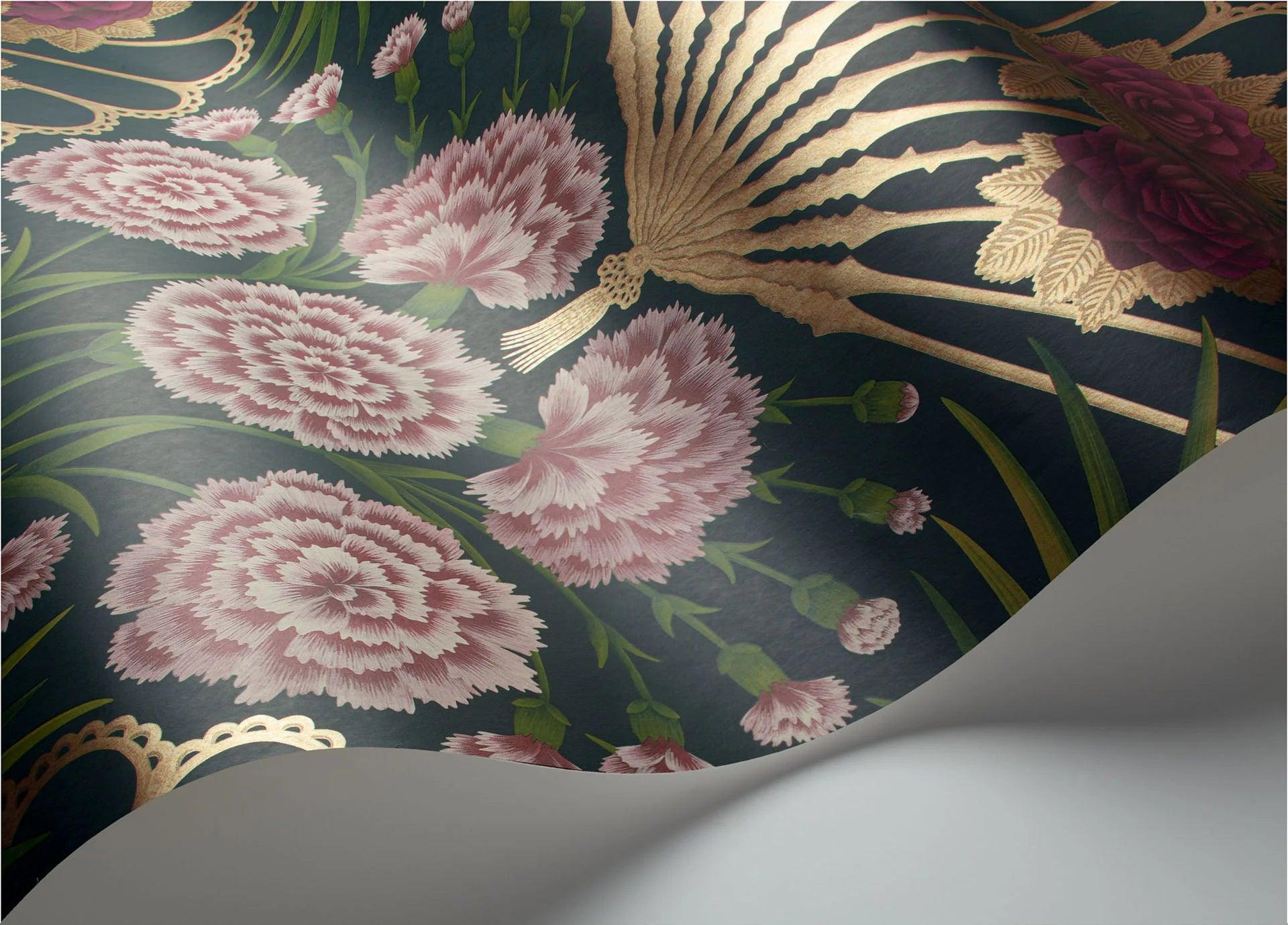 Tapeta SEVILLE - Flamenco Fan granatowy Cole & Son Eye on Design