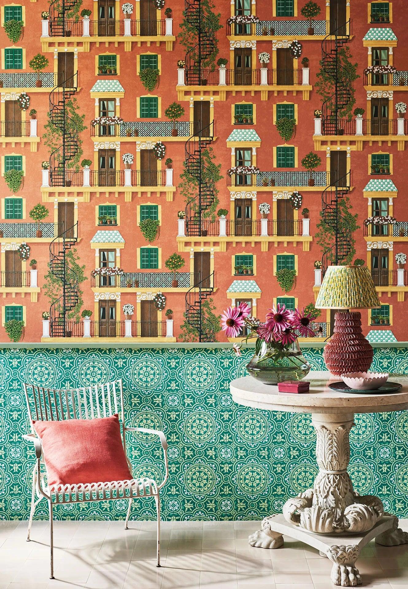 Tapeta SEVILLE - Piccadilly zielony Cole & Son Eye on Design