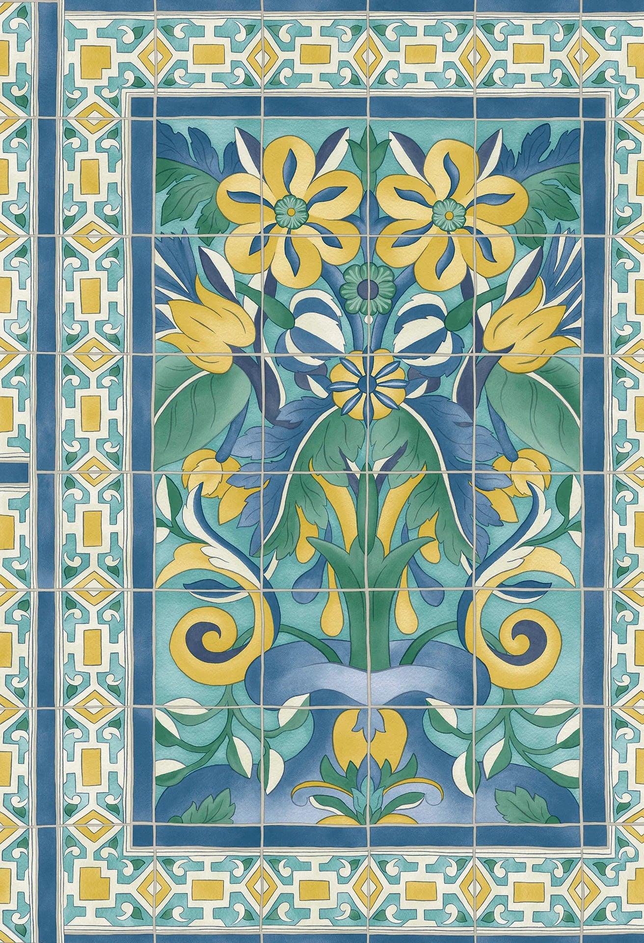 Tapeta SEVILLE - Triana ochra Cole & Son Eye on Design