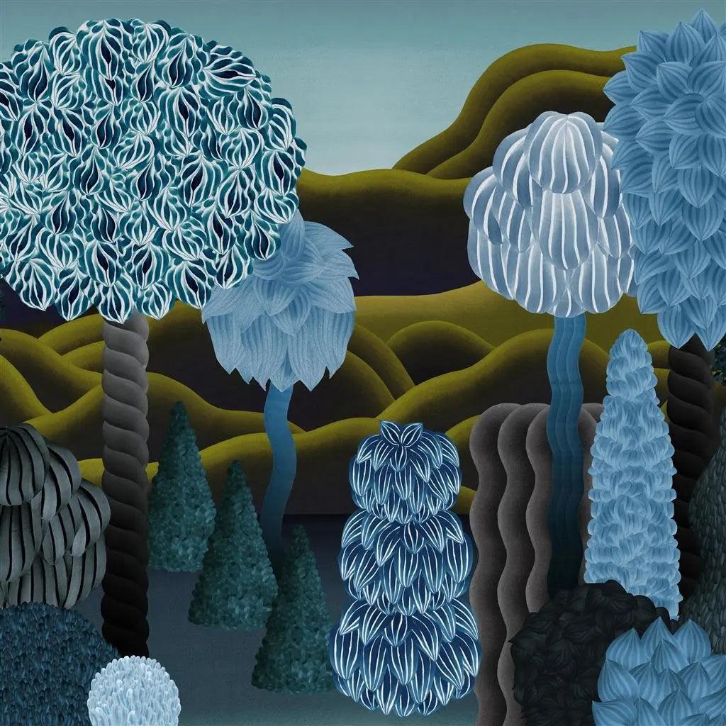 Tapeta SONGE D ETE MARAIS niebieski Christian Lacroix Eye on Design