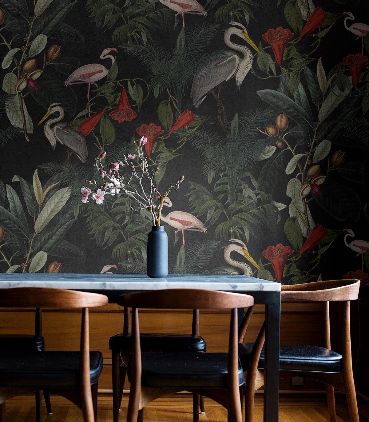 Tapeta STANDING HERON Wallcolors Eye on Design