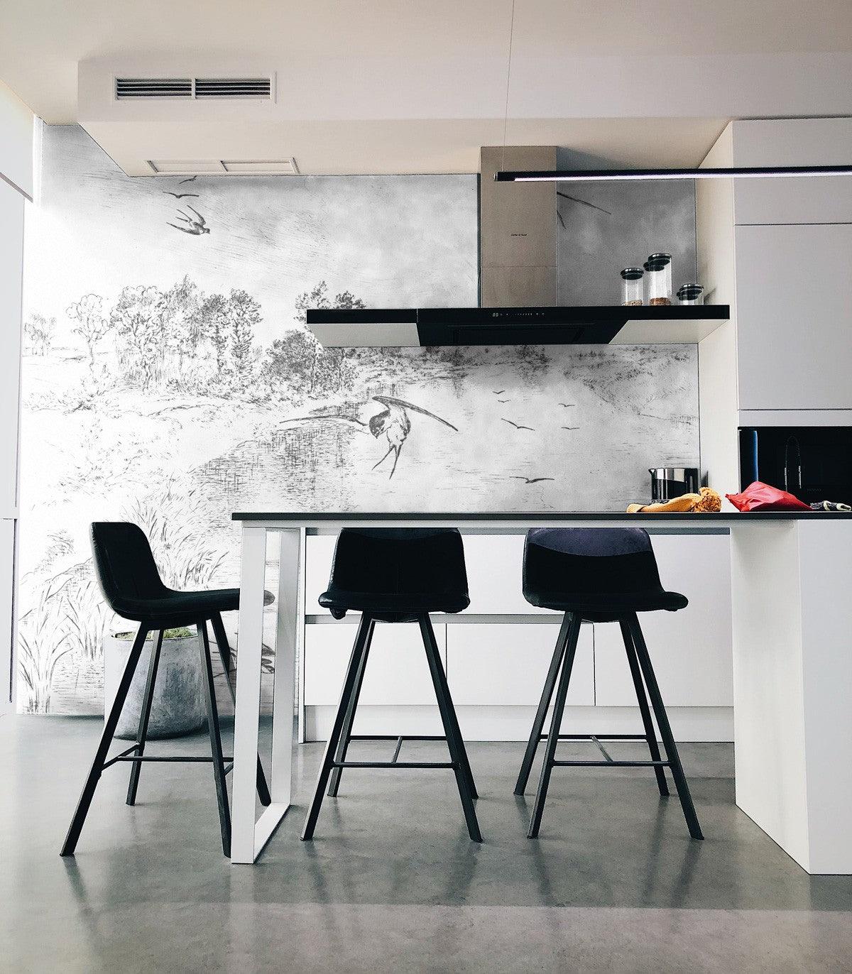 Tapeta SWALLOW Wallcolors Eye on Design