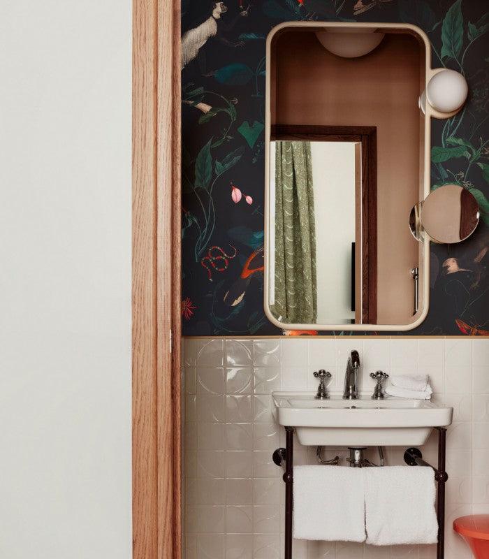 Tapeta TEAL BLUE GARDEN Wallcolors Eye on Design