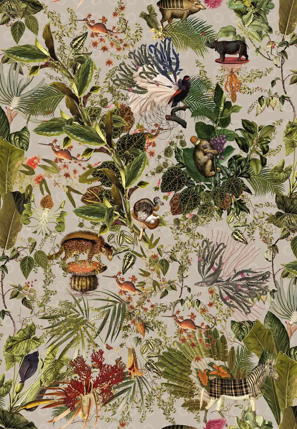 Tapeta tekstylna MENAGERIE OF EXTINCT ANIMALS - CLOUD Arte Eye on Design