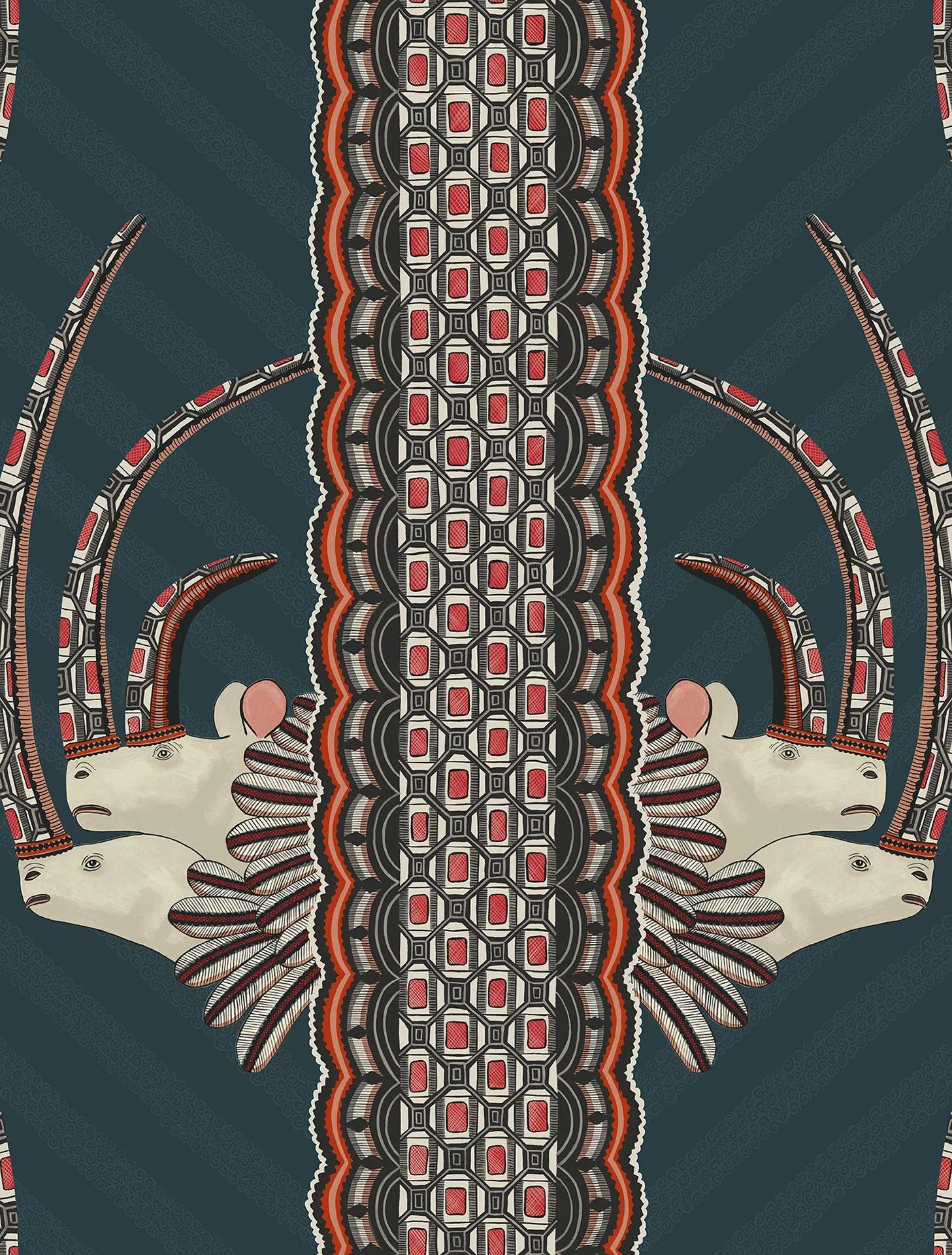 Tapeta THE ARDMORE COLLECTION - Jabu granatowy Cole & Son Eye on Design