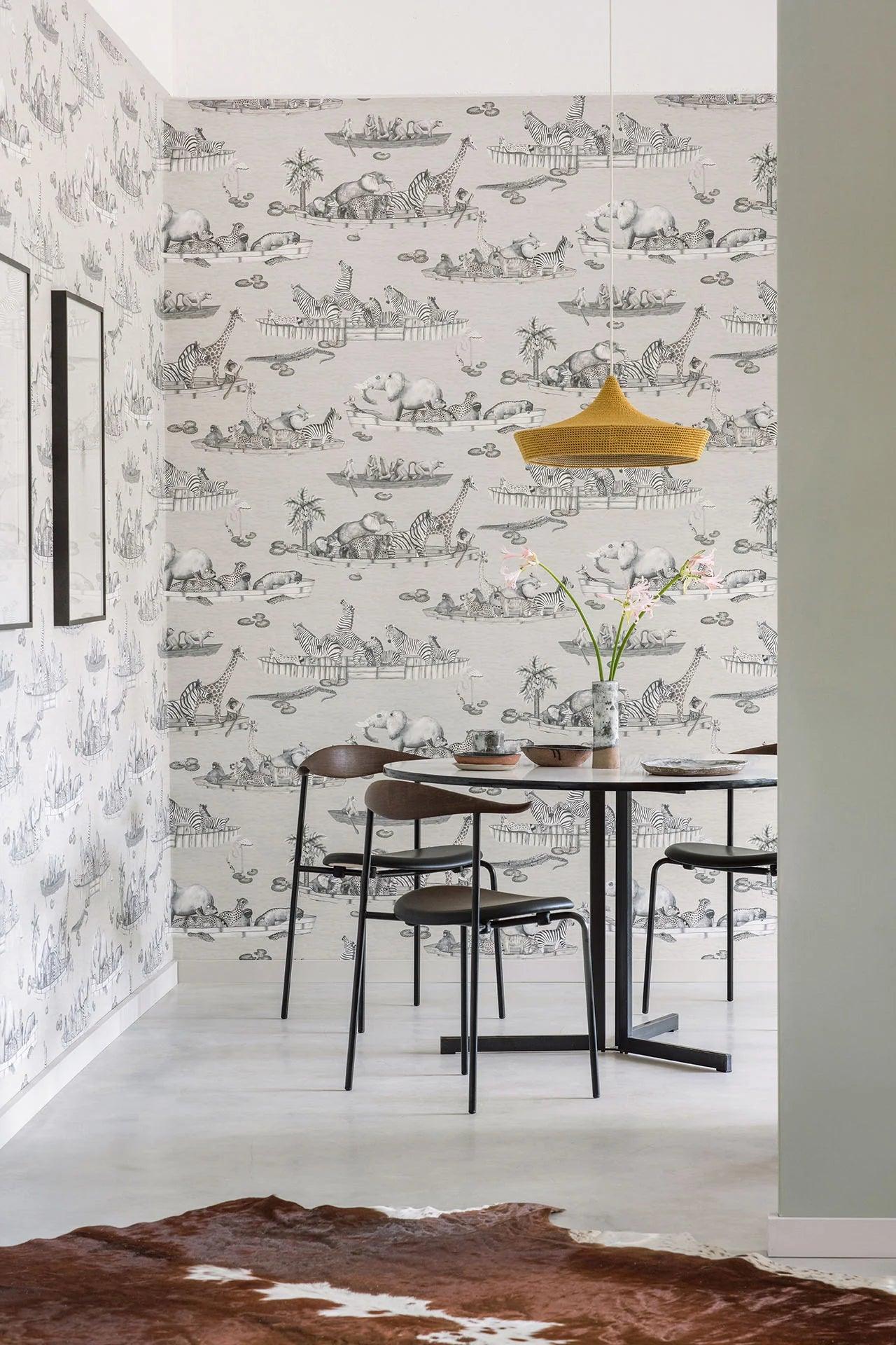 Tapeta THE ARDMORE COLLECTION - Zambezi biały Cole & Son Eye on Design