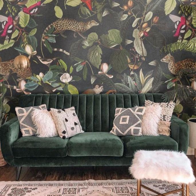 Tapeta THE JUNGLE BOOK BLACK Wallcolors Eye on Design