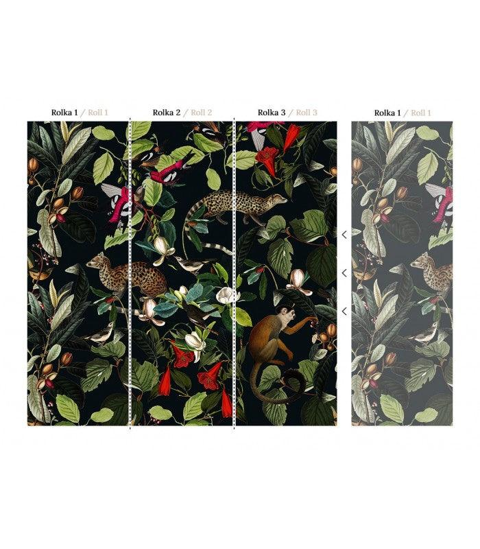 Tapeta THE JUNGLE BOOK BLACK Wallcolors Eye on Design