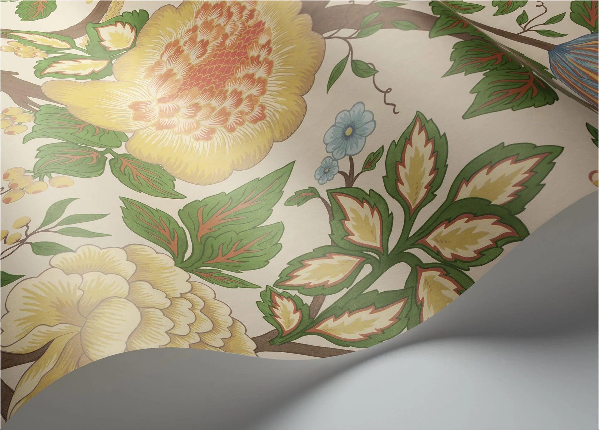 Tapeta THE PEARWOOD COLLECTION - Midsummer Bloom kremowy Cole & Son Eye on Design