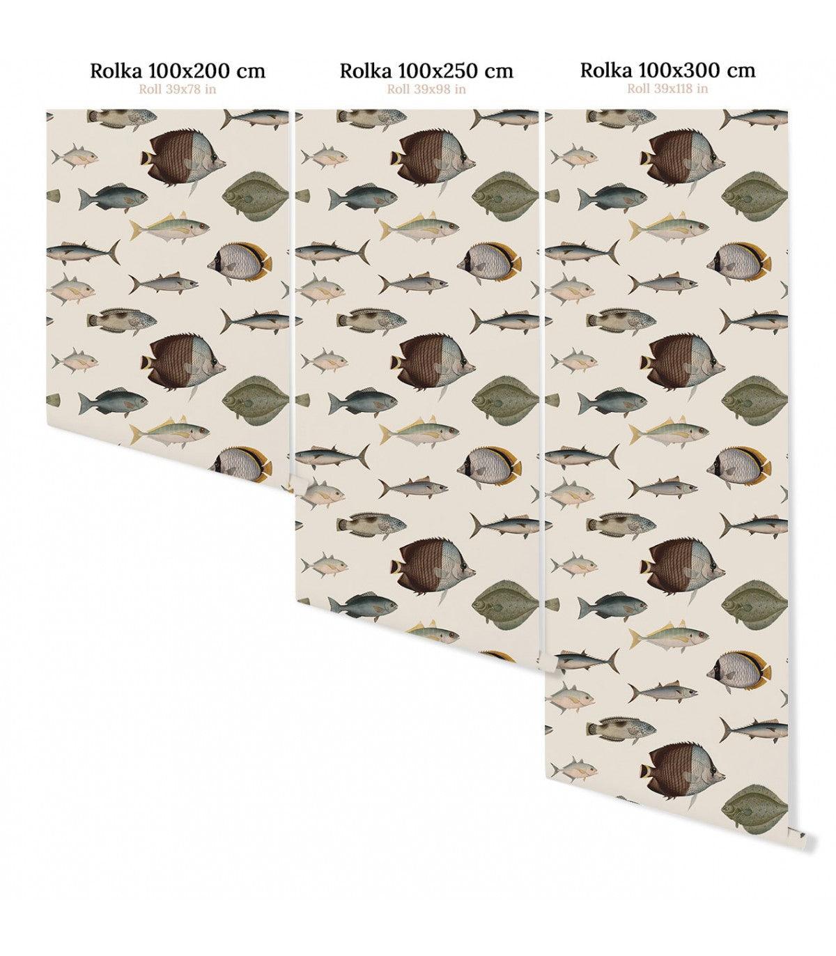 Tapeta UNDER THE SEA BEIGE Wallcolors Eye on Design