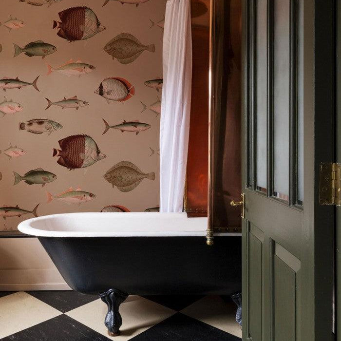 Tapeta UNDER THE SEA różowy Wallcolors Eye on Design