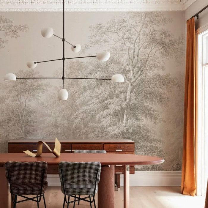 Tapeta WATERCOLOR GROVE beżowy Wallcolors Eye on Design